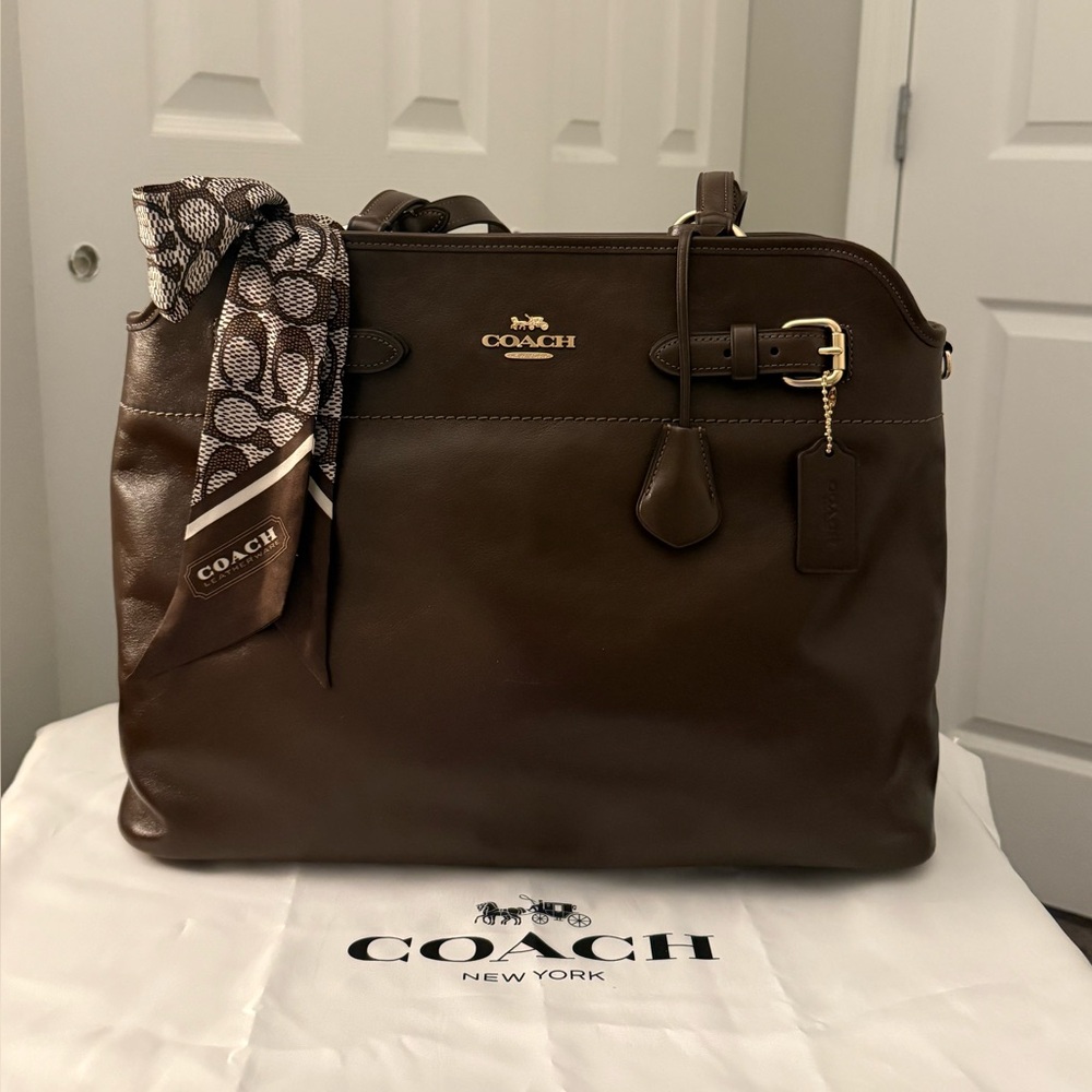 Coach Easton Tote Bag in Maple